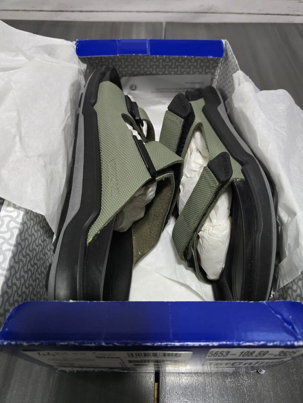 $140 BIRKENSTOCK FUTURA KHAKI ATACAMA MENS SIZE 13 NEW IN BOX BIRKO-FLOR 1022616